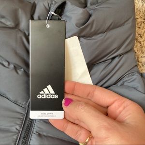 Last price -Adidas women’s varilite soft DOWN jacket size L.